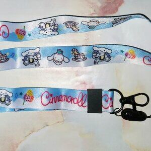 Hello Kitty Cinnamoroll ID Badge Holder With Lanyard